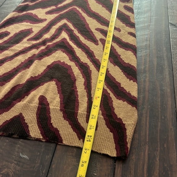 Rare L.A.M.B Tiger Stripes 2007 Wool Dress - Picture 11 of 17